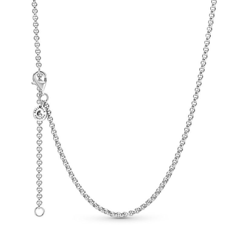 pandora sterling silver heart necklace