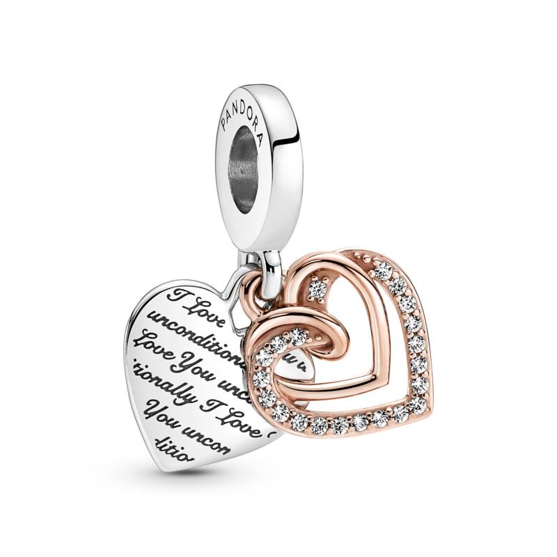 charm pandora rose gold